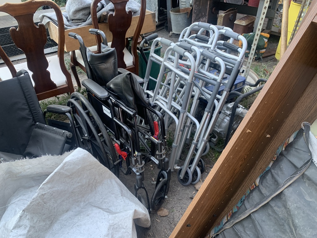 Free Wheelchairs and walkers for those in need one per person