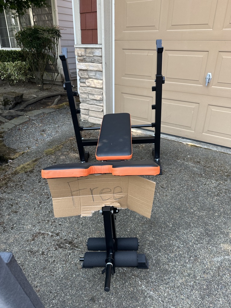 Free Weight bench