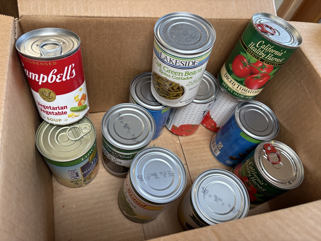 Free box of food…must pick up