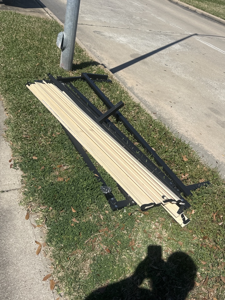 Free King size bed frame