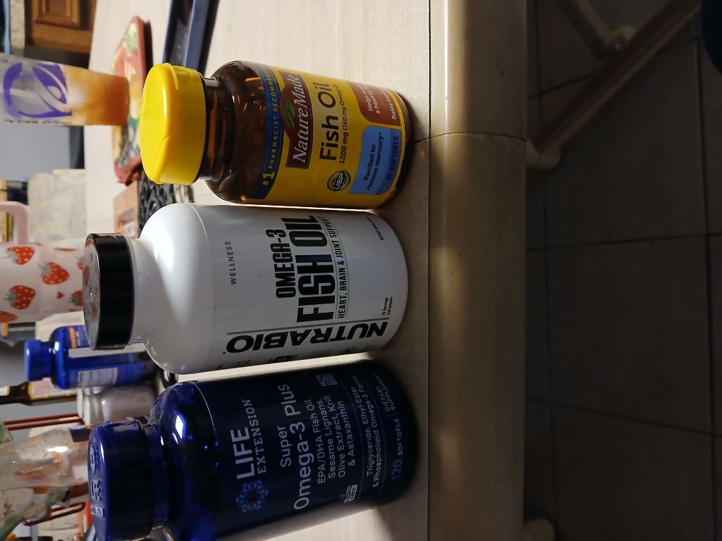 Free Three may get three fish oil vitamins. I hate for them to go to waste as a couple of them was pretty pricey , but i'm just not able to take Fish Oil