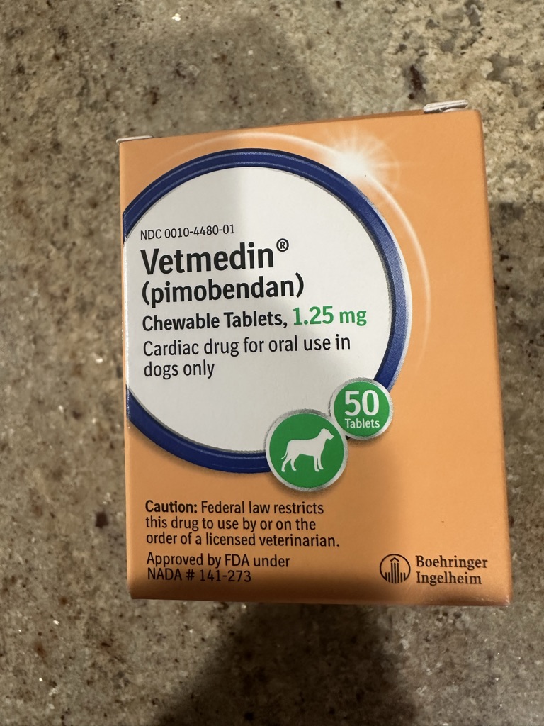 Free Vetmedin heart med for dog