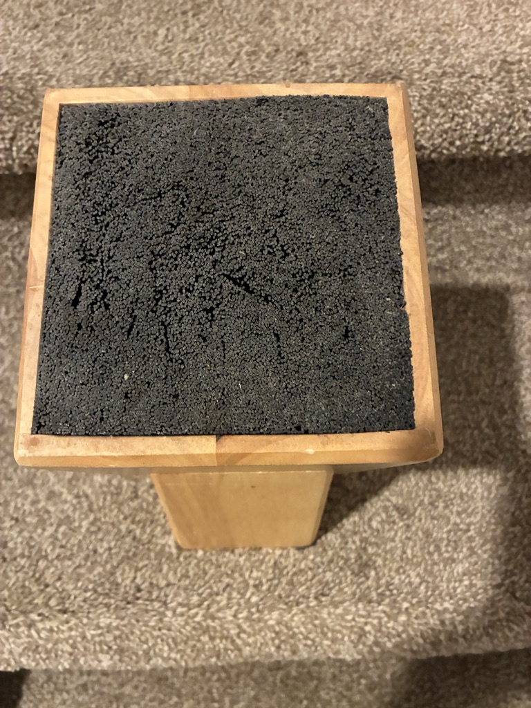 Free Knife block heavy good condition