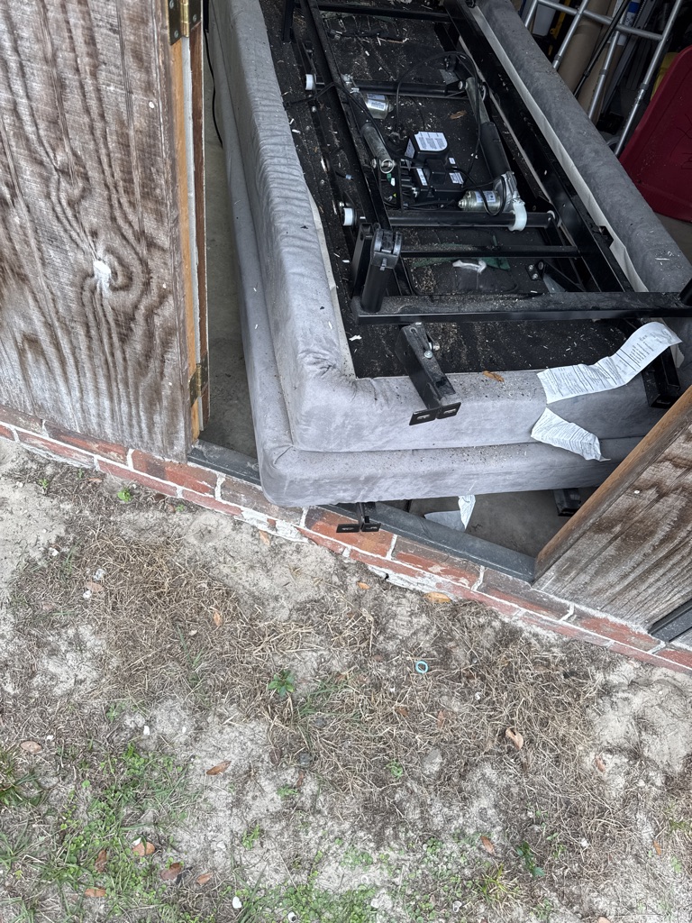 Free Two twin size adjustable bed frame with motors