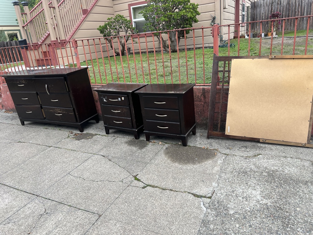 Free Dresser with mirror and end tables