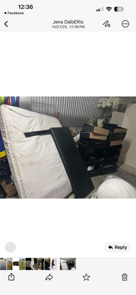 free bed and dresser