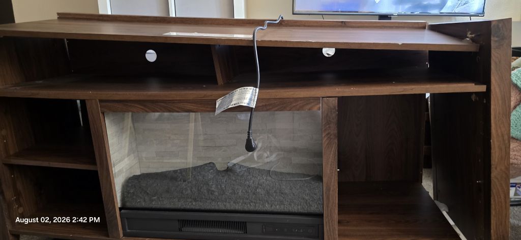 Free Tv stand Electric Fireplace
