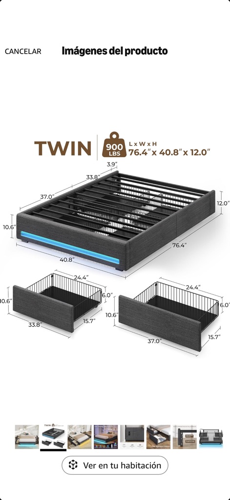 Free Regalo cama twin en buen estado con colchón