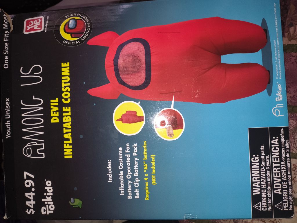 Free 2 inflatable Halloween costumes