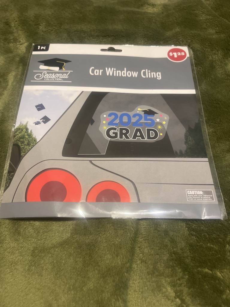 Free Graduation 2025 Car Window Cling