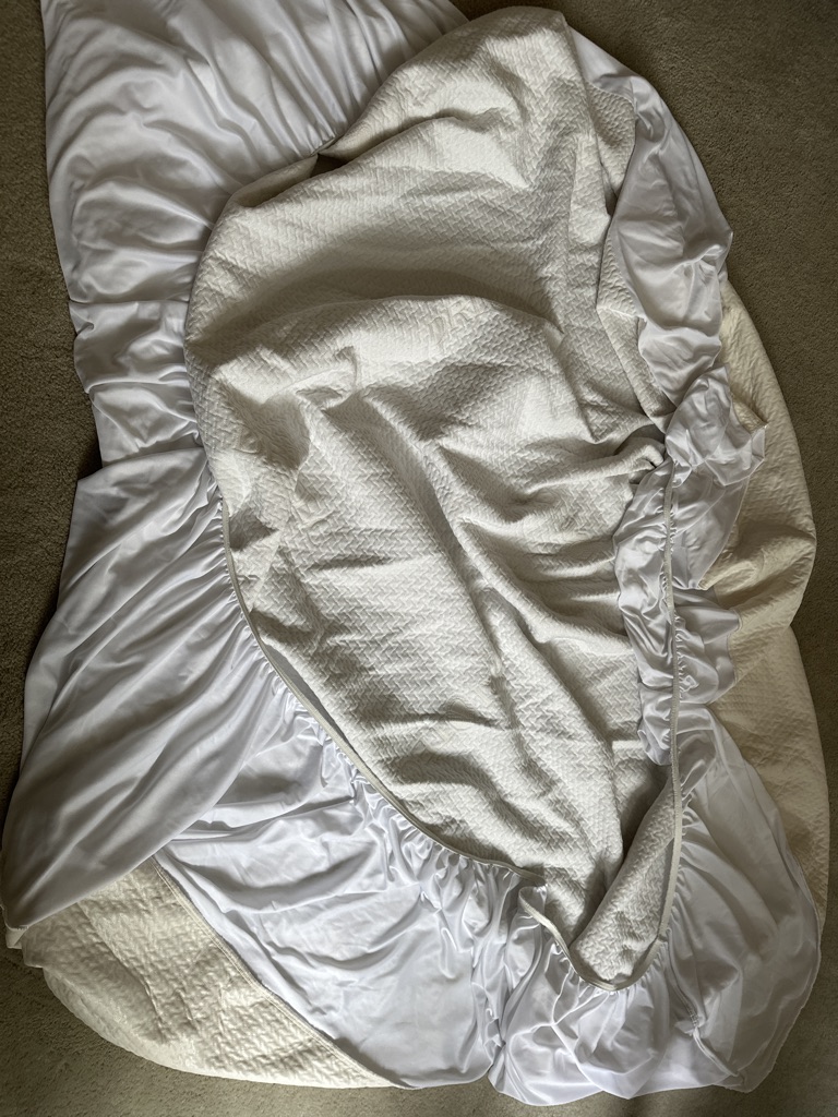 Free King size mattress protector