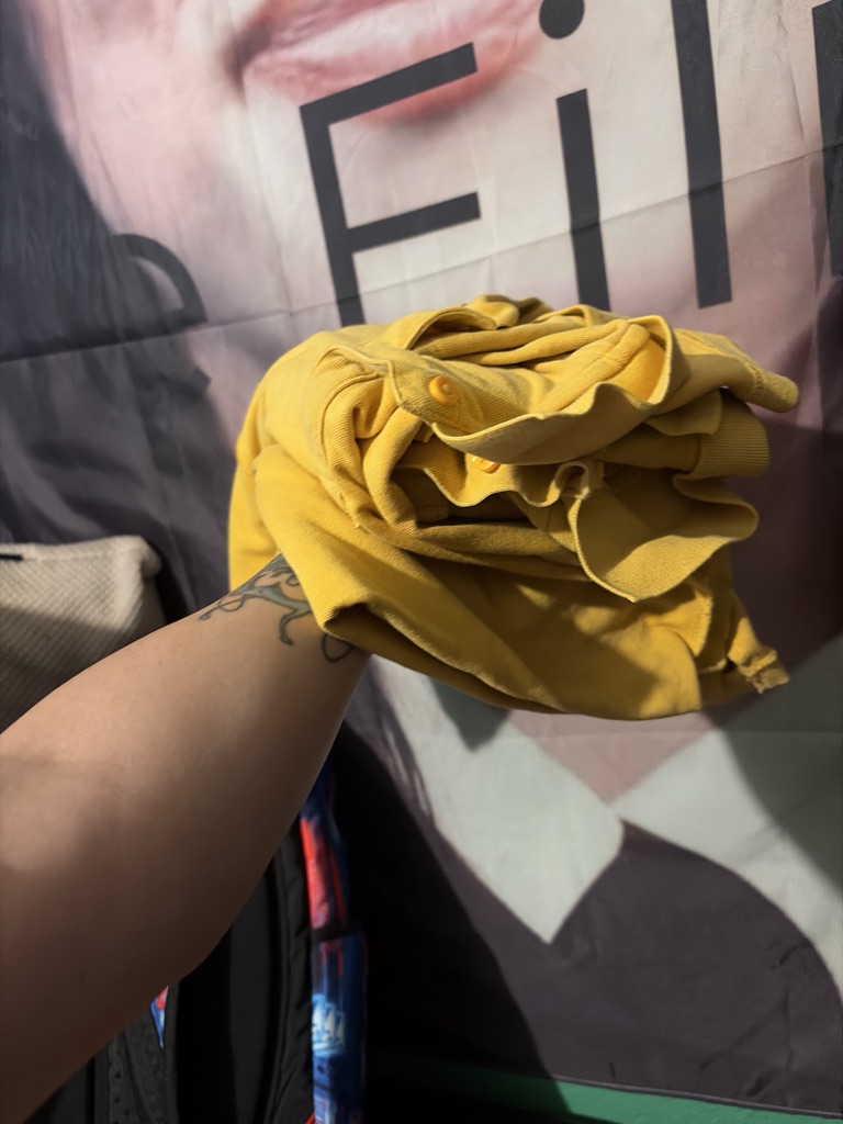 Free Mustard yellow shirts, uniform 4 shirts