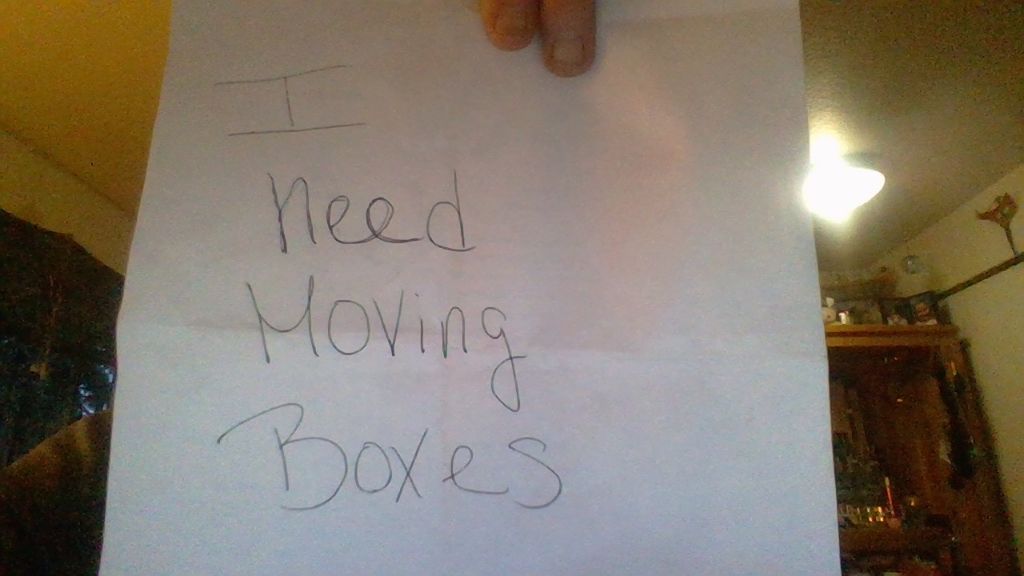 Free I need moving boxes