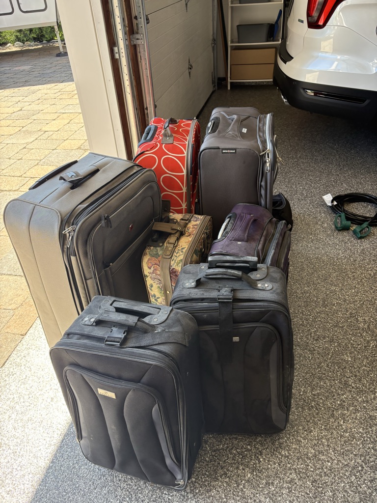 Free suitcases