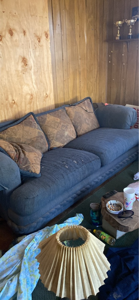 Free couch and loveseat