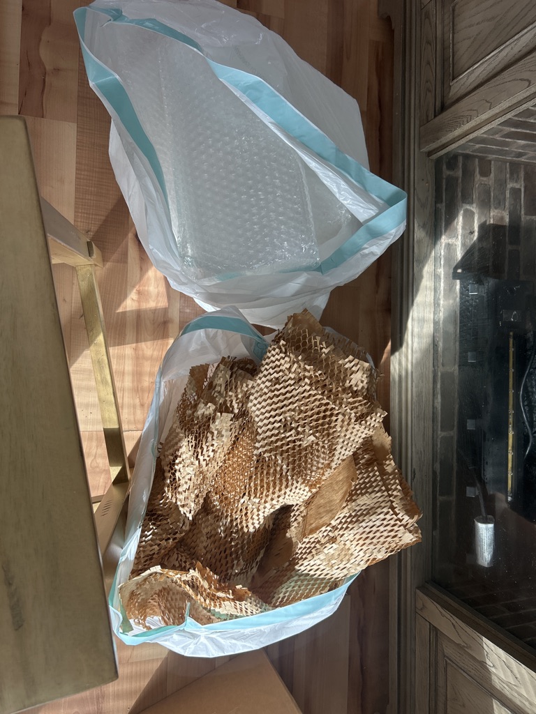 Free Bubble Wrap & Packing Waffle Paper