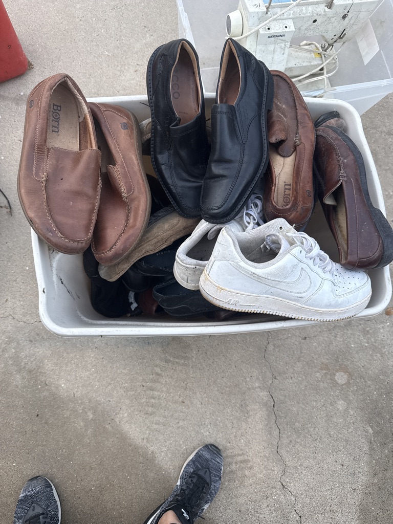 Free Lots of Men's dress shoes size 81/2 and Air Force ones 91/2
