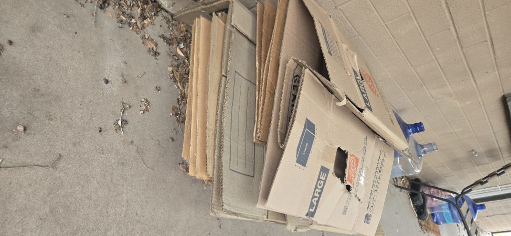 Free Small pile of moving boxes