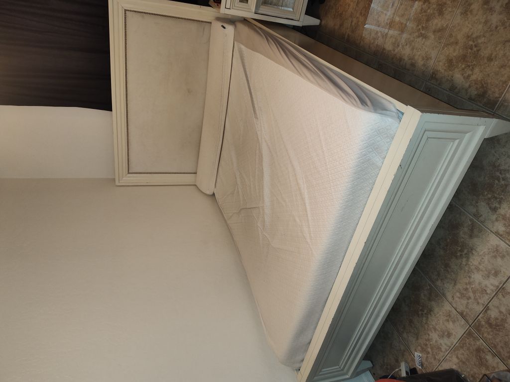 Free Queen bed head board and side frames