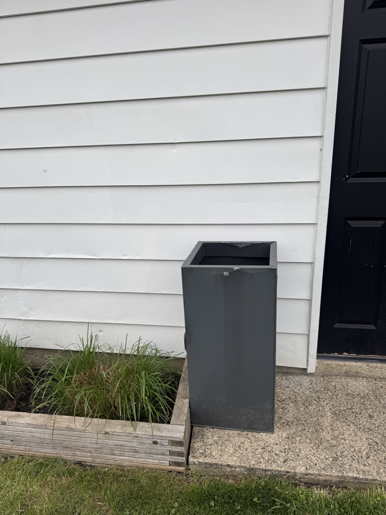 Free CRATE AND BARREL TALL PLANTER
