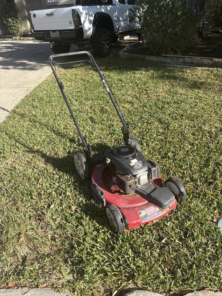 Free Toro lawnmower