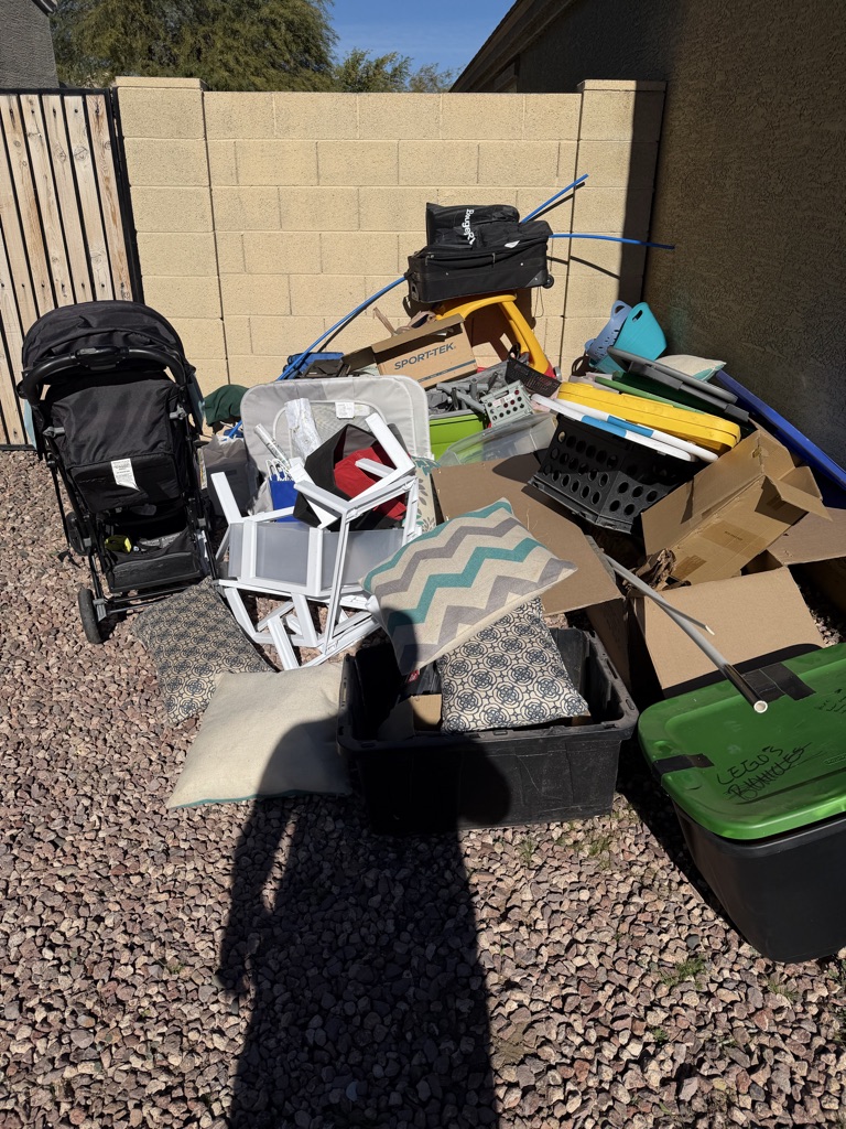 Free stuff next to gate