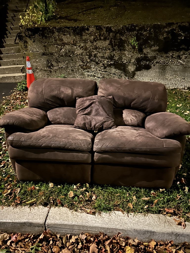 FREE COUCH ( Reclines on both sides)