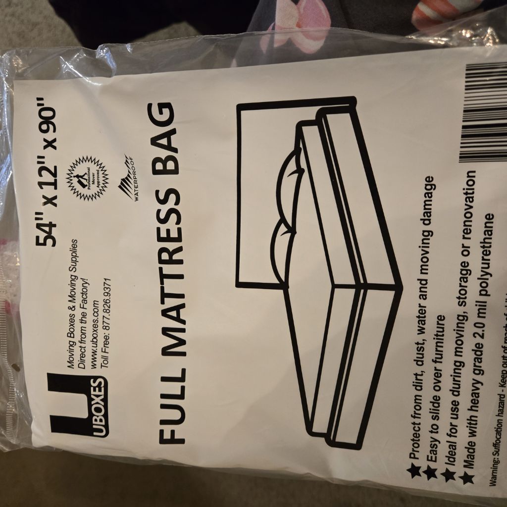 Free Full size mattress bag