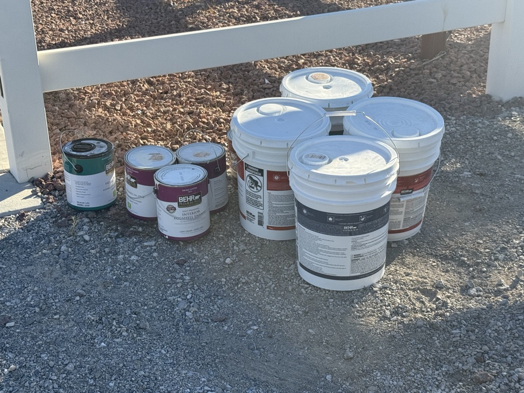 Free latex paint.