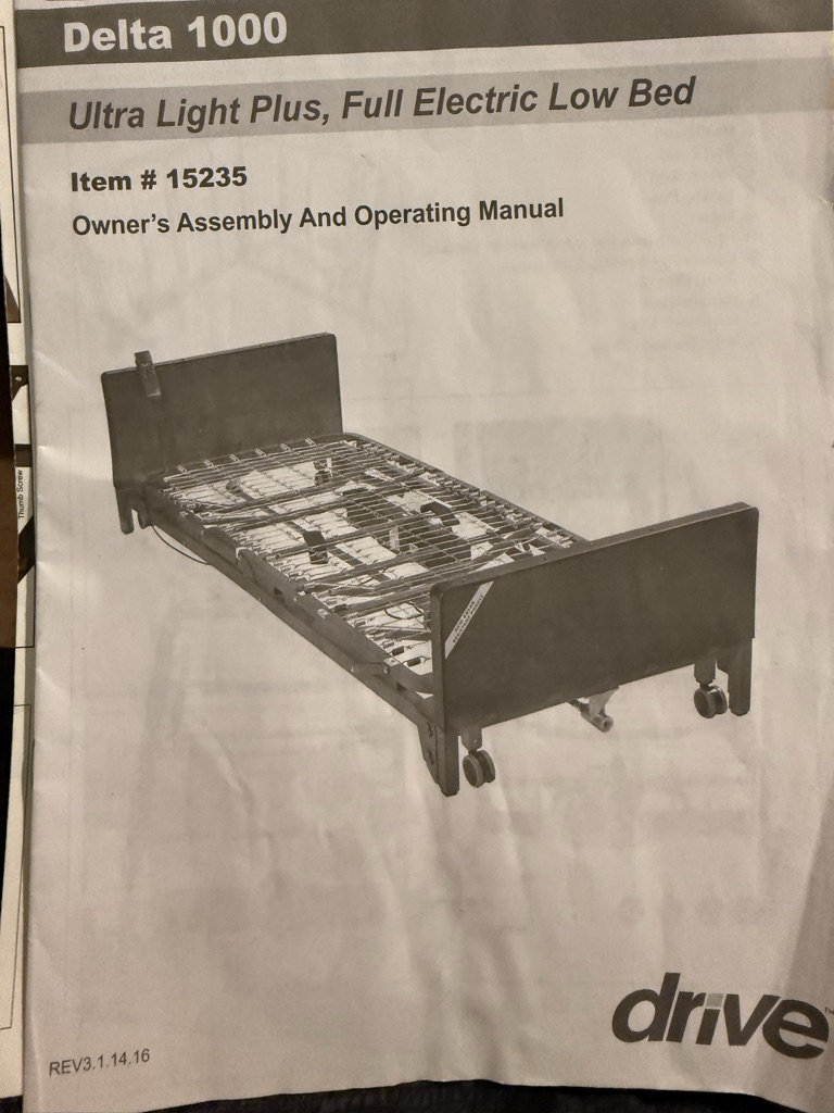 Free Electric hospital bed
