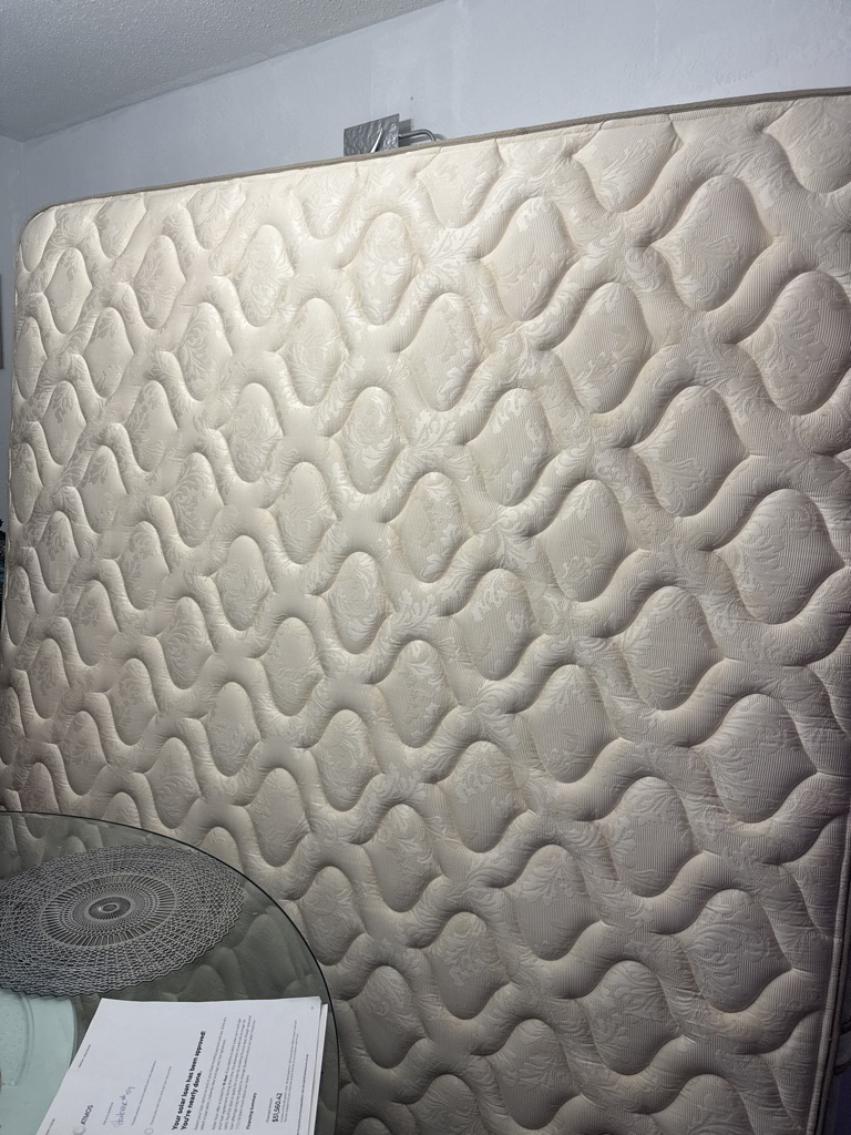 Free King size mattress and box spring