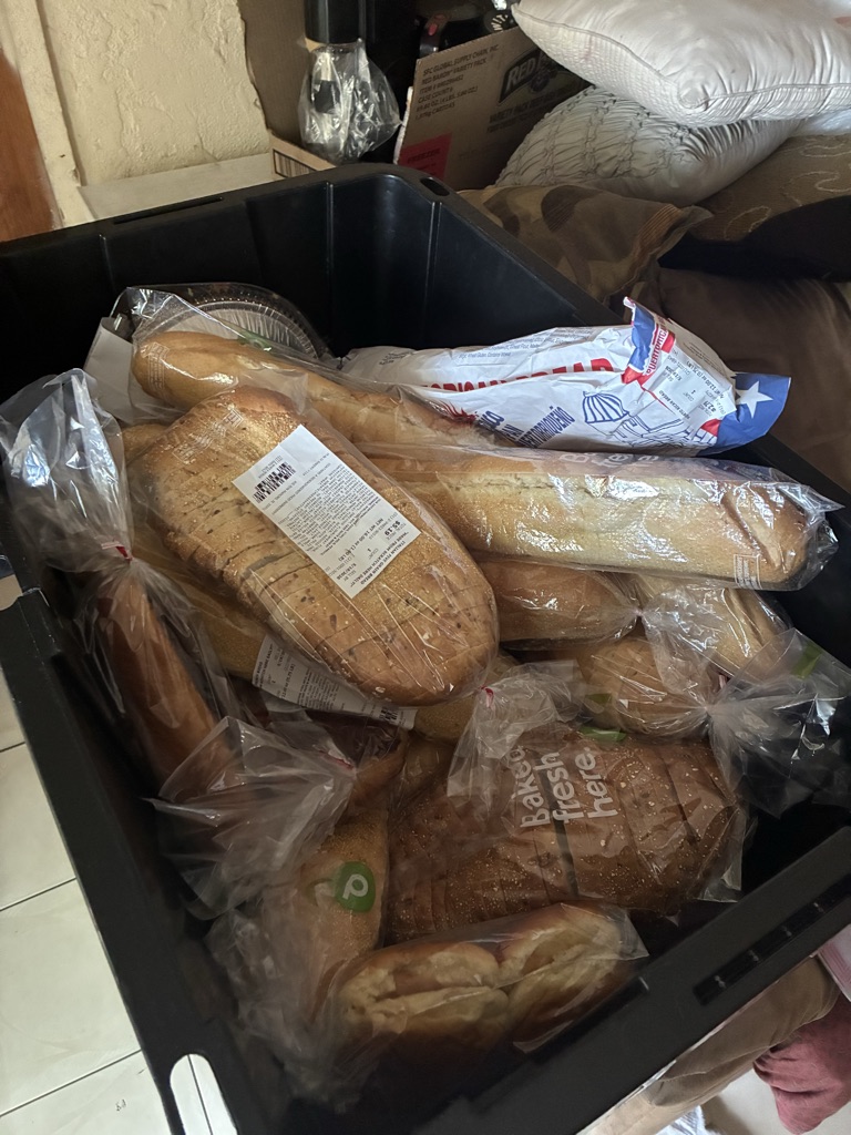 Free Publix bread and pastries