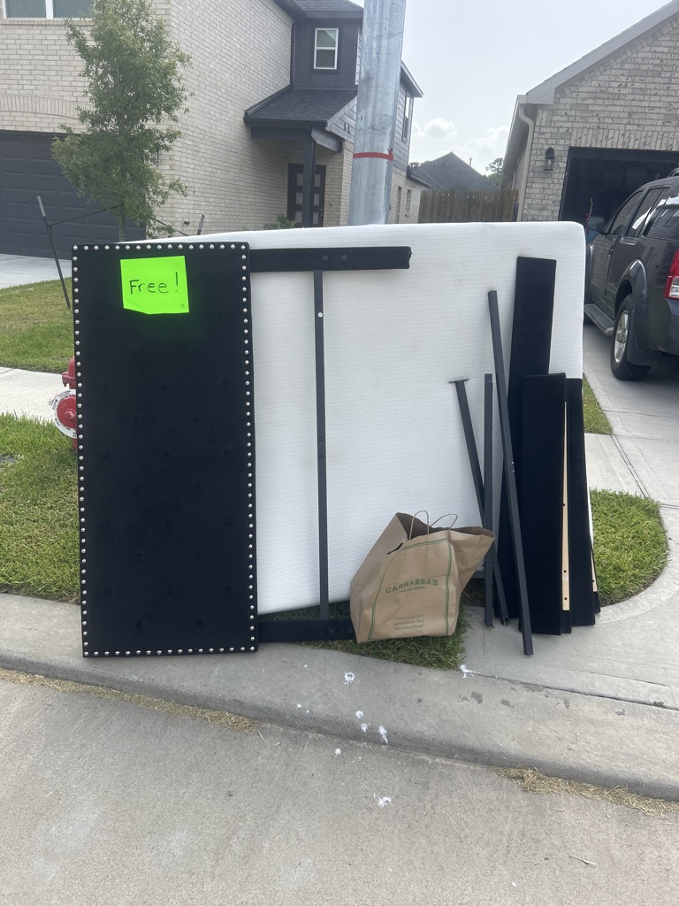 Free Full size mattress and bed frame
