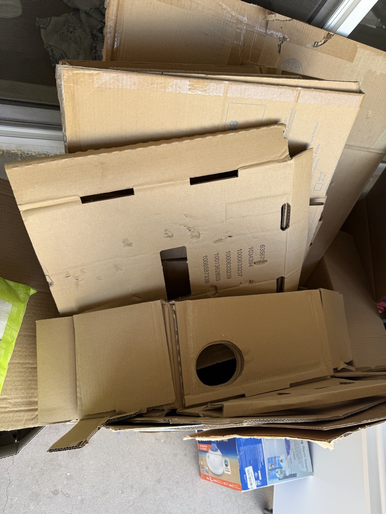 Free cardboard