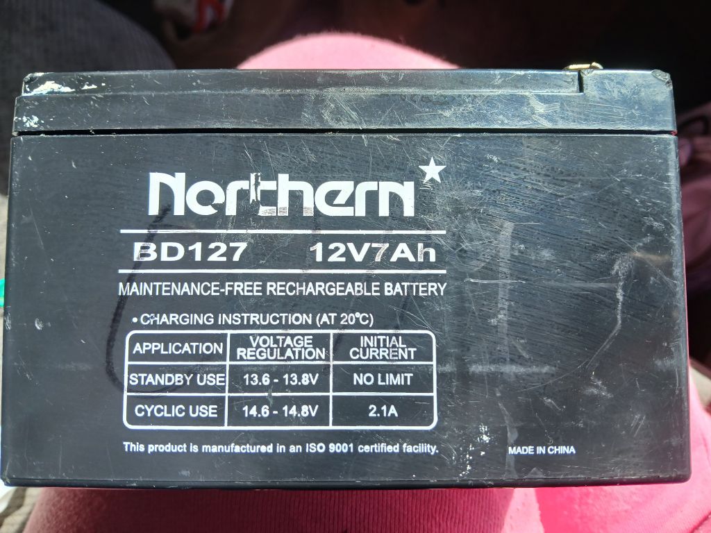 Free Battery's BD127 12V7AH