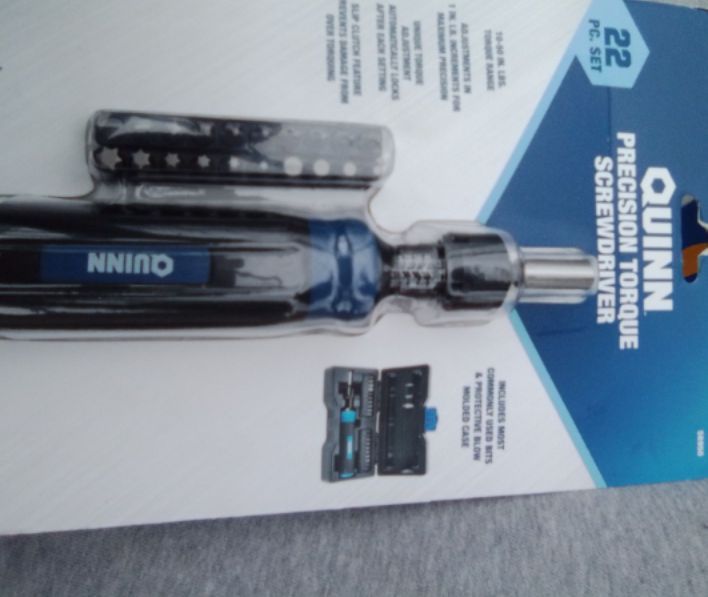 Free Quinn precision torque screwdriver 22set
