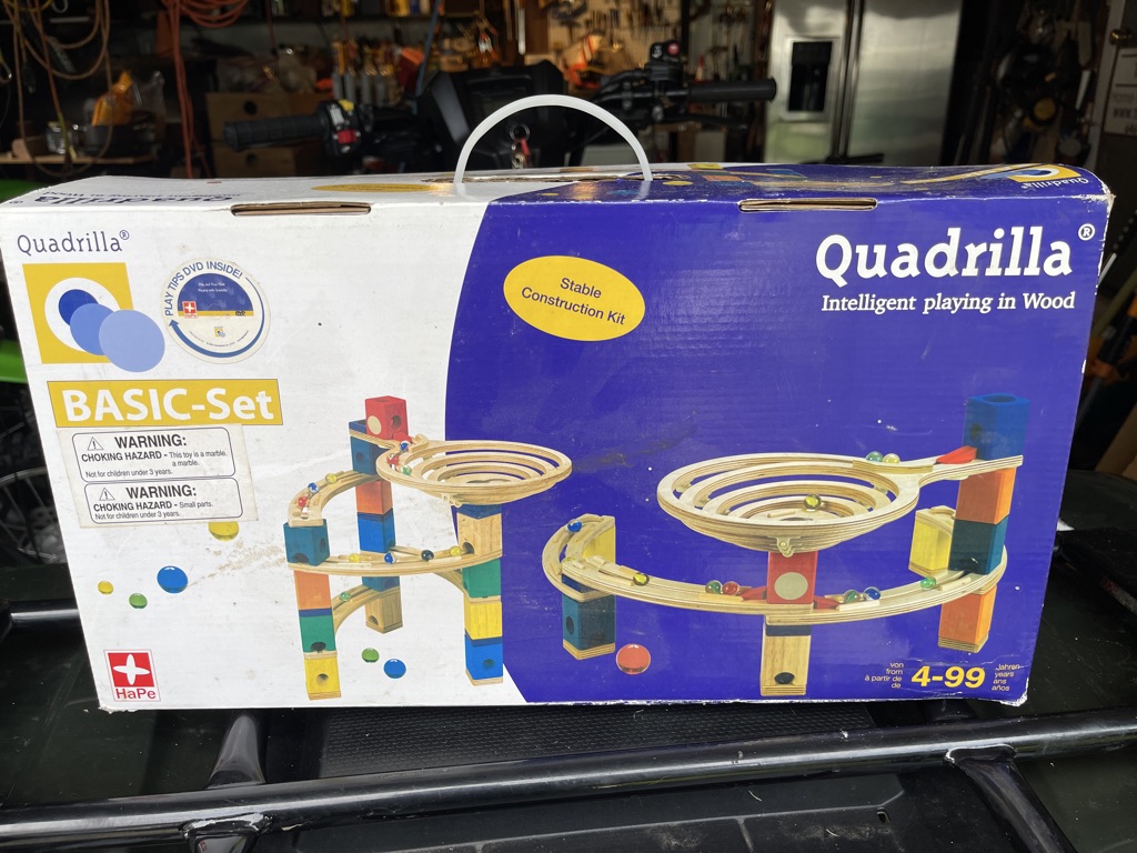 Free Quadrilla marble gravity track Manchester Dr Mount Kisco