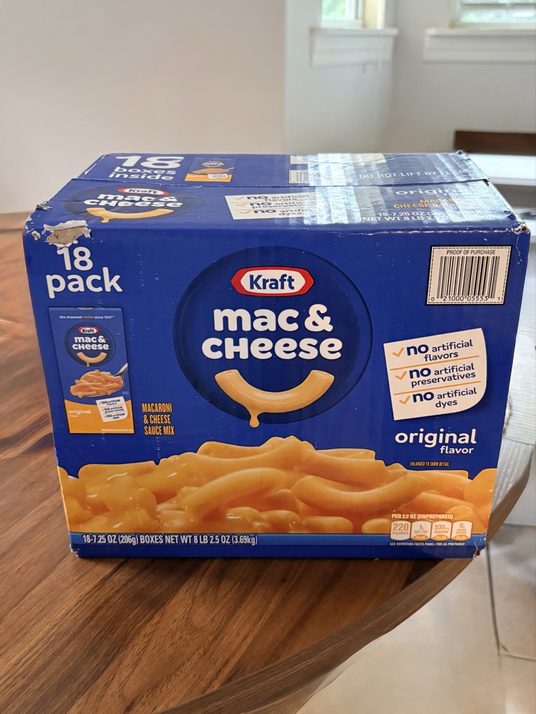 Free Kraft Mac & Cheese