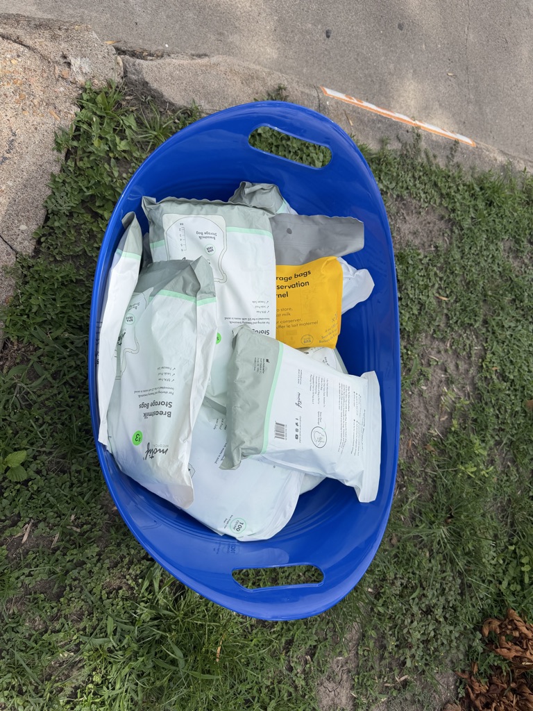 Free break milk storage