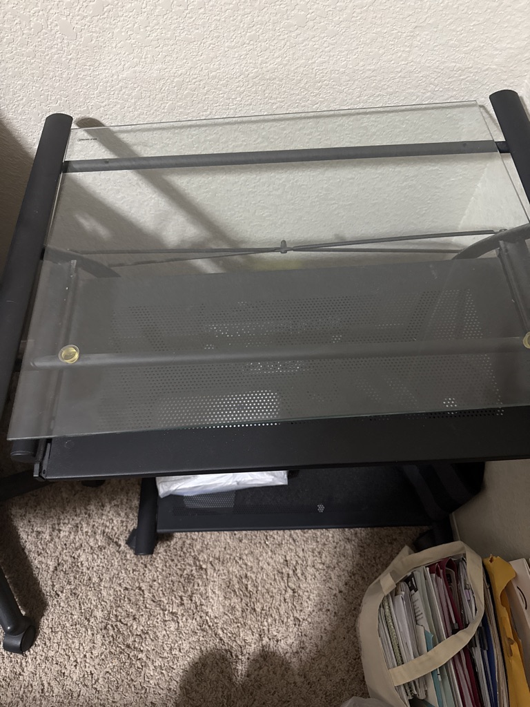 Free Glass computer desk