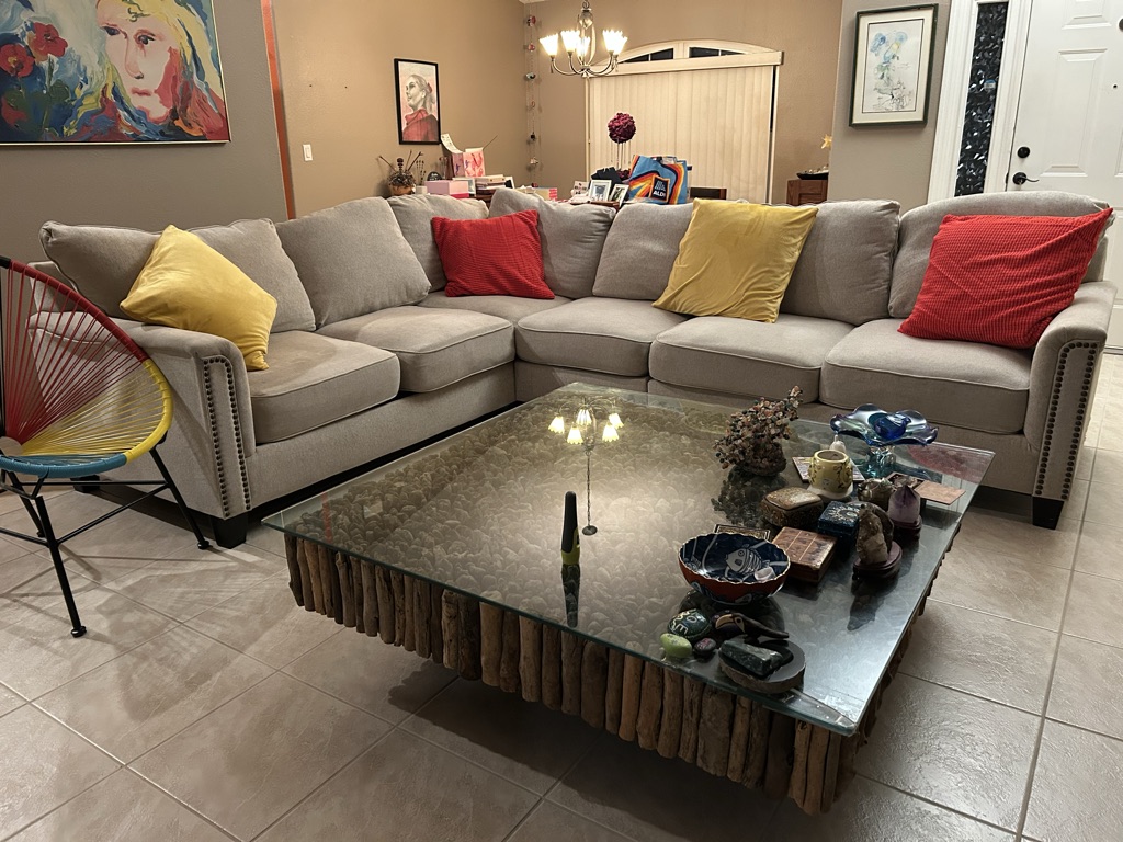 Free Clean comfortable sectional