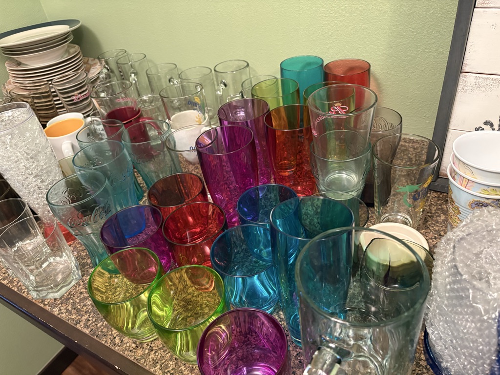 Free cups and dishes