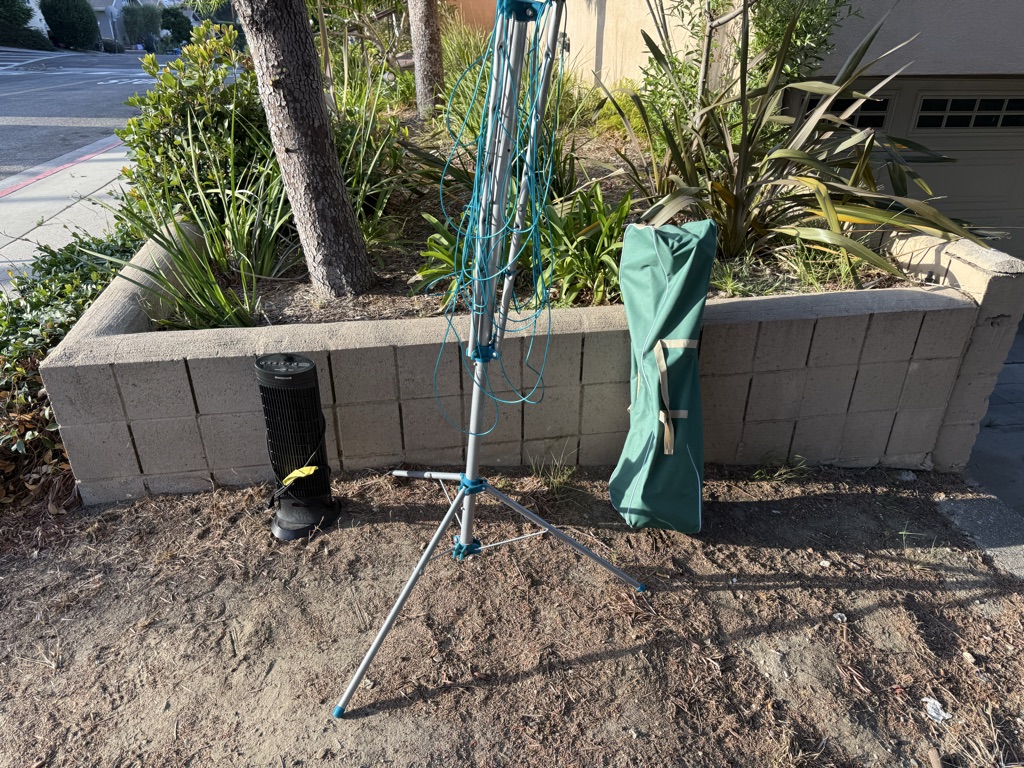 Free Heater, indoor close line, wood Croquet set
