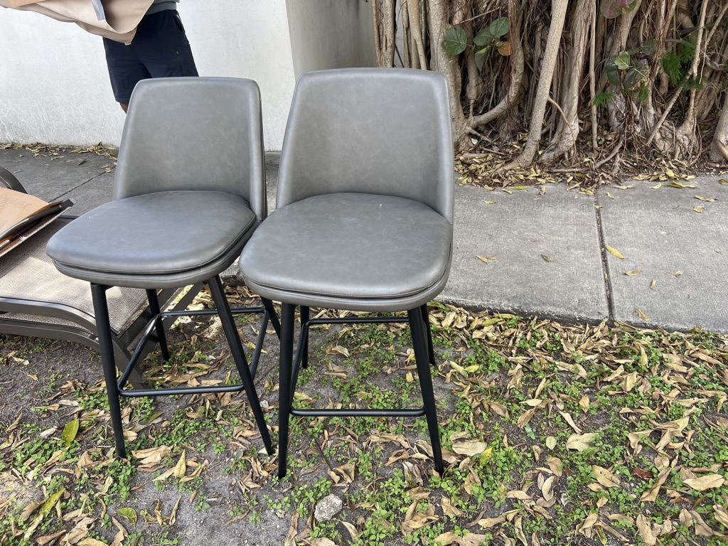 Free 2 swivel barstools