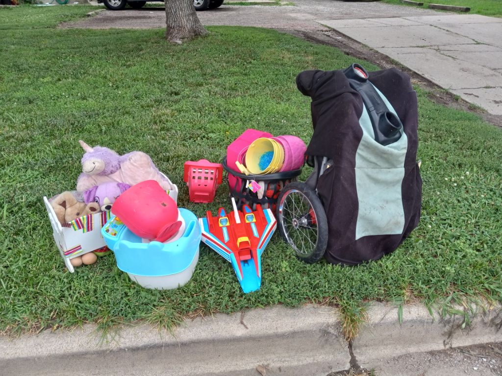 Stroller,toys,cradle& misc
