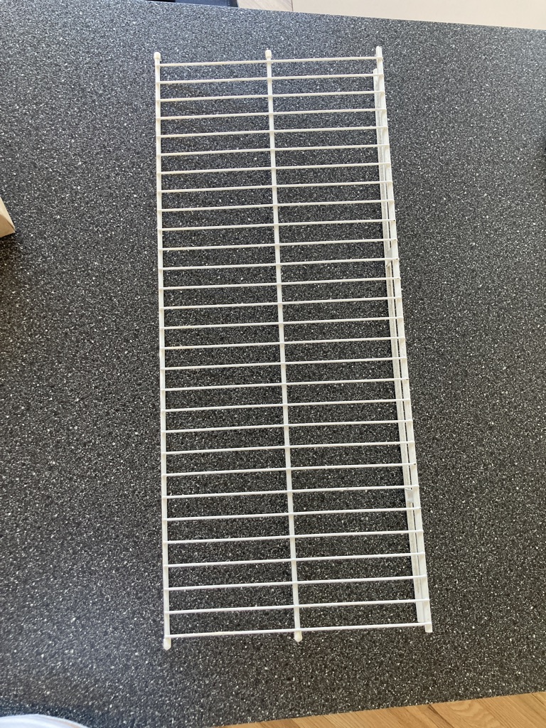 Free white closet shelf