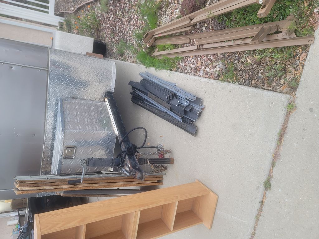 Free Bedframe and  shelving