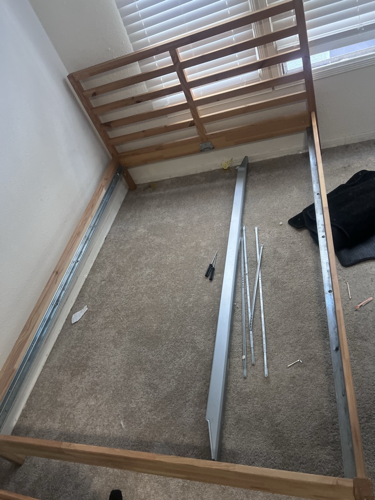 Free Full size ikea bed frame