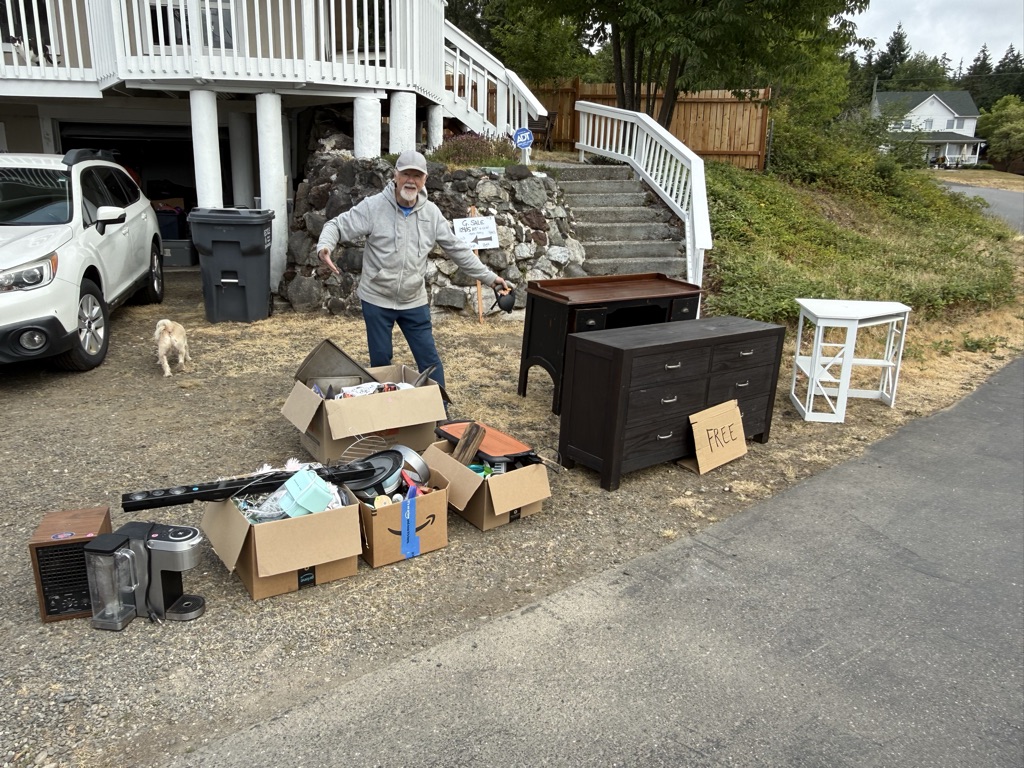 Free Garage sale leftovers