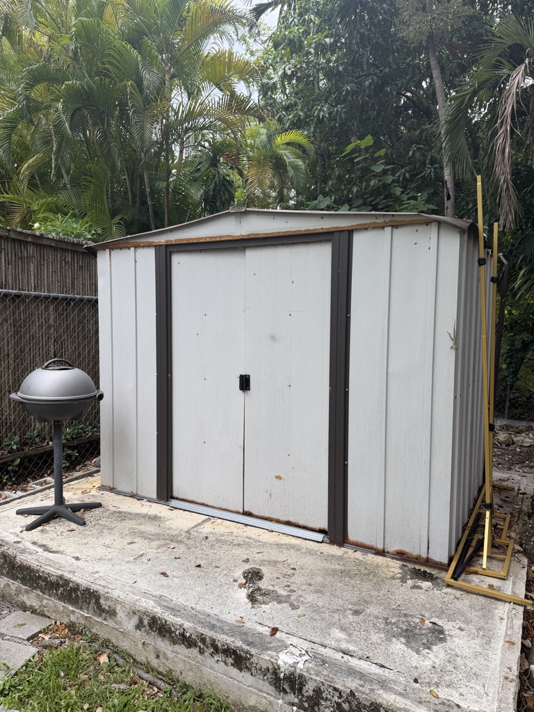Free Scrap metal shed